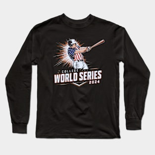 College Baseball Long Sleeve T-Shirt